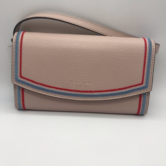 Kate Spade Eva Embroidered Wallet On A Chain - Picture 5 of 7